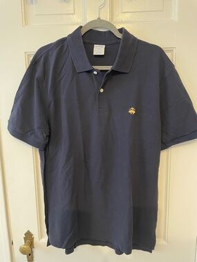 Brooks Brothers Navy Slim Fit Performance Polo XL